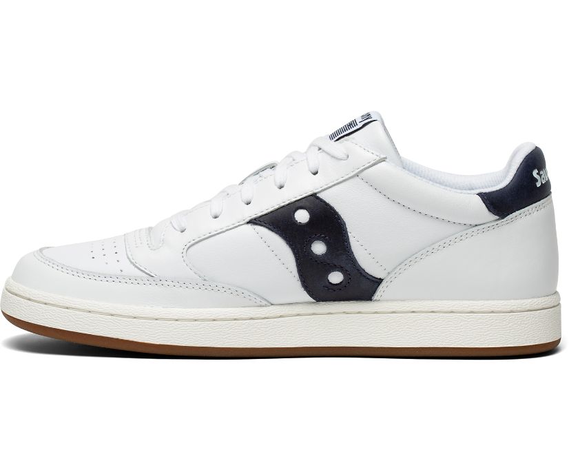 Saucony Jazz Court Women's Originals White / Navy | AU 039DFMN